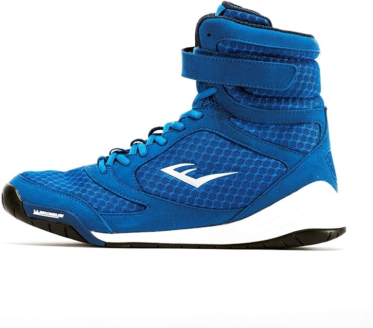 Everlast-New-Elite-High-Top-Boxing-Shoes-Blue